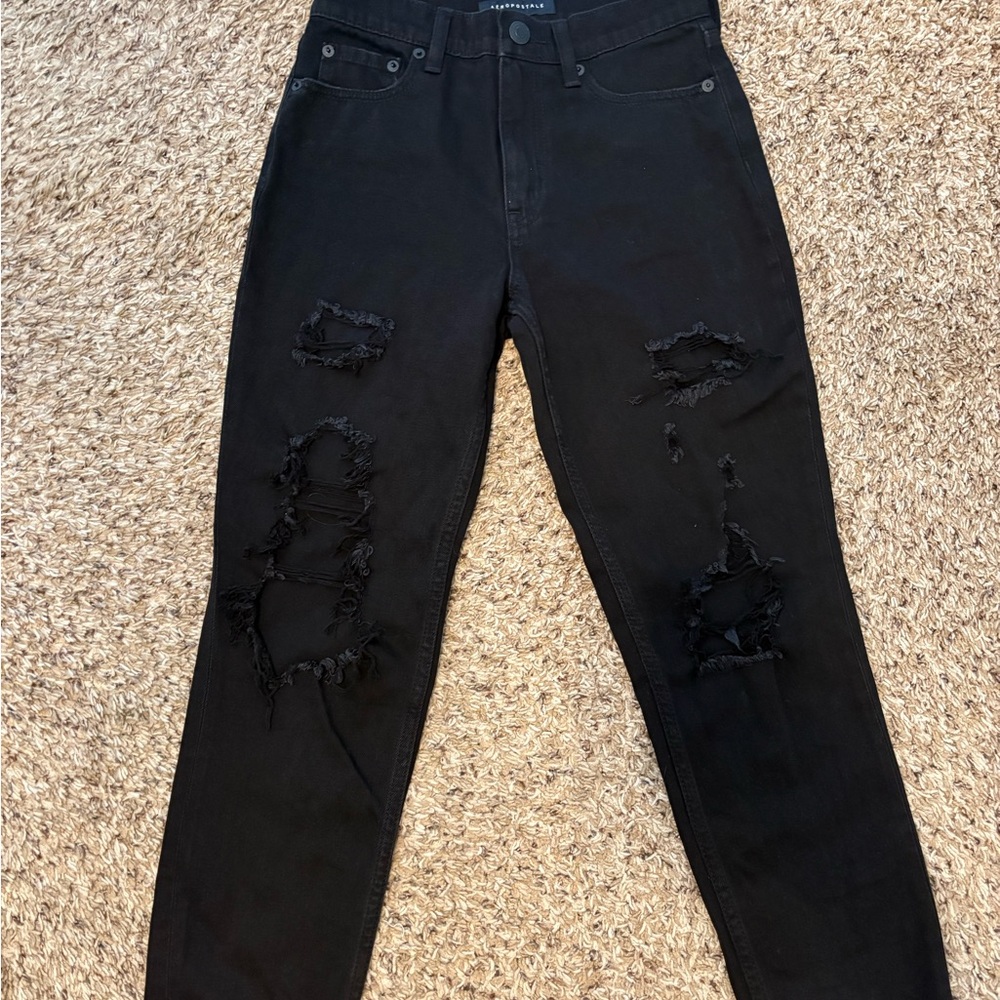 Aeropostale Black Mom Jeans
